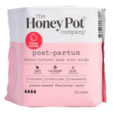 The Honey Pot Herbal Pads Postpartum 12 CT