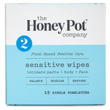 The Honey Pot Cleanse Intimate Daily Wipes 30 count Sensitive