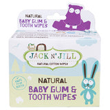Jack n' Jill Natural Oral Care for Babies & Kids Baby Gum & Tooth Wipes 25 pack Teething