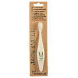 Jack n' Jill Natural Oral Care for Babies & Kids Bunny Bio Toothbrush with Compostable & Biodegradable Handle