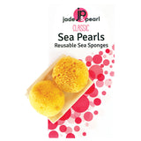 Jade & Pearl Sea Sponge (reusable), Medium 2 count
