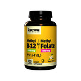 Jarrow Formulas Vitamins Methyl B-12 & Methyl Folate 100 capsules