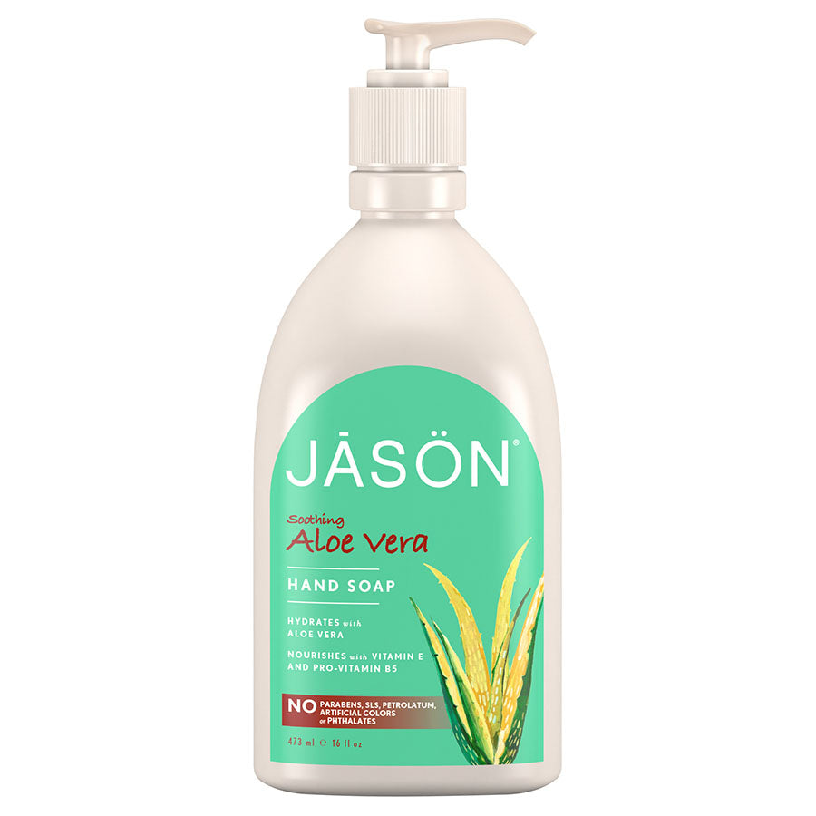 Jason Hand & Body Care Aloe Vera Liquid Satin Soaps 16 fl. oz.
