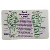 Joy of Health Reflexology Cards Foot Reflexology Cards Wallet Size 6 count