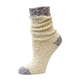 Maggie's Functional Organics Crew Socks Natural 10-13 Ragg, Relaxed & Comfy