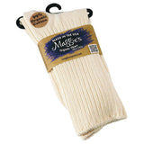 Maggie's Functional Organics Crew Socks Natural Classic Size 9-11