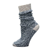 Maggie's Functional Organics Crew Socks Navy 9-11 Ragg, Relaxed & Comfy