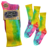 Maggie's Functional Organics Crew Socks Tie Dye Lite Classic Size 9-11