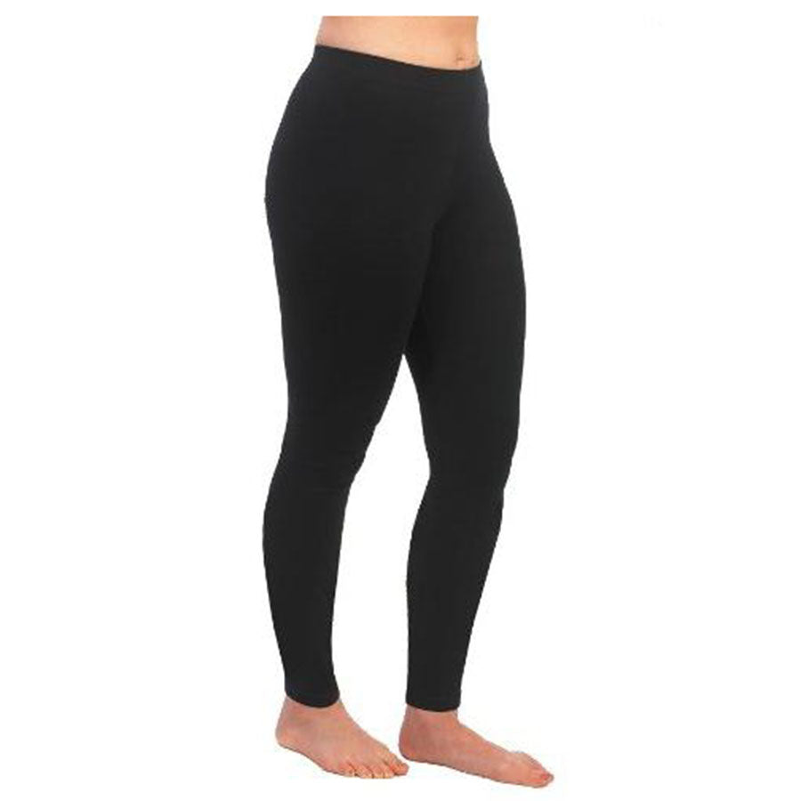 Maggie's Functional Organics Cotton Ankle Leggings Black, Small