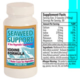 Maine Coast Sea Vegetables Seaweed Support Capsules Iodine Formula 60 capsules