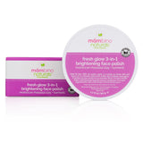 Mambino Organics Facial Care Fresh Glow 3-In-1 Brightening Face Polish, Rhassoul Clay + Turmeric 1.7 oz.
