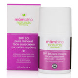 Mambino Organics Sun & Outdoor Pure Mineral Face Sunscreen with Green Tea + Raspberry (SPF 30) 1.7 oz.