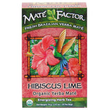 Mate Factor Certified Organic Yerba Mate Hibiscus Lime 20 unbleached tea bags unless noted 20 tea bags