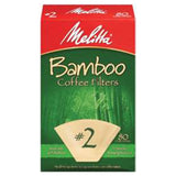 Melitta Coffee & Tea Filters #2 Cone Coffee Filters, Bamboo 80 count