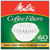 Melitta Coffee & Tea Filters Single Serve Coffee Filters 60 count (for use with JavaJig)