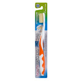 Mouth Watchers Antimicrobial Toothbrushes Orange, Soft Adult
