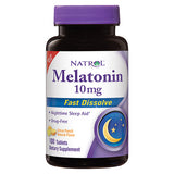 Natrol Sleep Melatonin 10 mg Fast Dissolve, Citrus Punch Flavored 100 tablets
