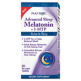 Natrol Sleep Advanced Sleep Melatonin + 5-HTP 10 mg 60 tablets