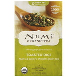 Numi Tea Organic Teas Toasted Rice Green 18 tea bags Green Teas