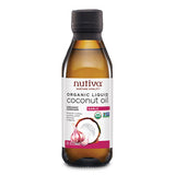 Nutiva Organic Liquid Coconut Oil Garlic 8 fl. oz.