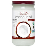Nutiva Organic Virgin Coconut Oils Coconut Oil Virgin 6 (23 oz.) glass jars