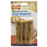 Nylabone Products Healthy Edible Dog Chews Turkey & Sweet Potato, Puppy 4-pack