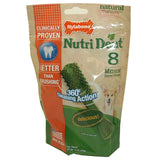 Nylabone Products Nutri Dent Medium 8 count Edible Dental Brush Chews