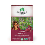Organic India Tulsi Infusions Tea Hibiscus 18 infusion tea bags