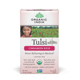 Organic India Tulsi Infusions Tea Cinnamon Rose 18 infusion tea bags