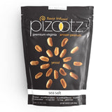 Pizootz Flavor Infused Peanuts Sea Salt 5.75 oz. resealable bag