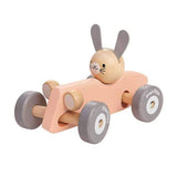 Plan Toys Active Toys Bunny Racing Car (vintage design with turnable axles) 12+ months