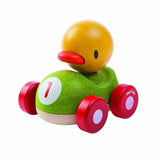 Plan Toys Active Toys Duck Racer Car (curved for easy grasping) 12+ months