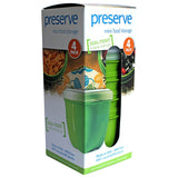 Preserve Food Storage Mini Bowl 8 oz., Apple Green 4 count