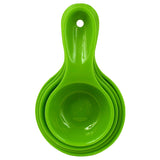Preserve Kitchen Supplies 4-Piece Measuring Cup Set (1/4, 1/3, 1/2, 1 cup), Apple Green Small Cutting Boards 10