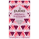 Pukka Organic Teas Elderberry & Echinacea Super Fruity Teas 20 tea sachets