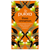 Pukka Organic Teas Three Cinnamon Herbal Teas 20 tea sachets