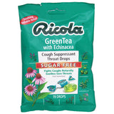 Ricola Sugar-Free Throat Drops Echinacea Green Tea 19 count
