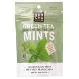 Sencha Naturals Green Tea Leaf Mints Moroccan Mint Pocket Mints 12 (0.88 oz.) resealable packets per box