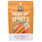 Sencha Naturals Green Tea Leaf Mints Tropical Mango Pocket Mints 12 (0.88 oz.) resealable packets per box