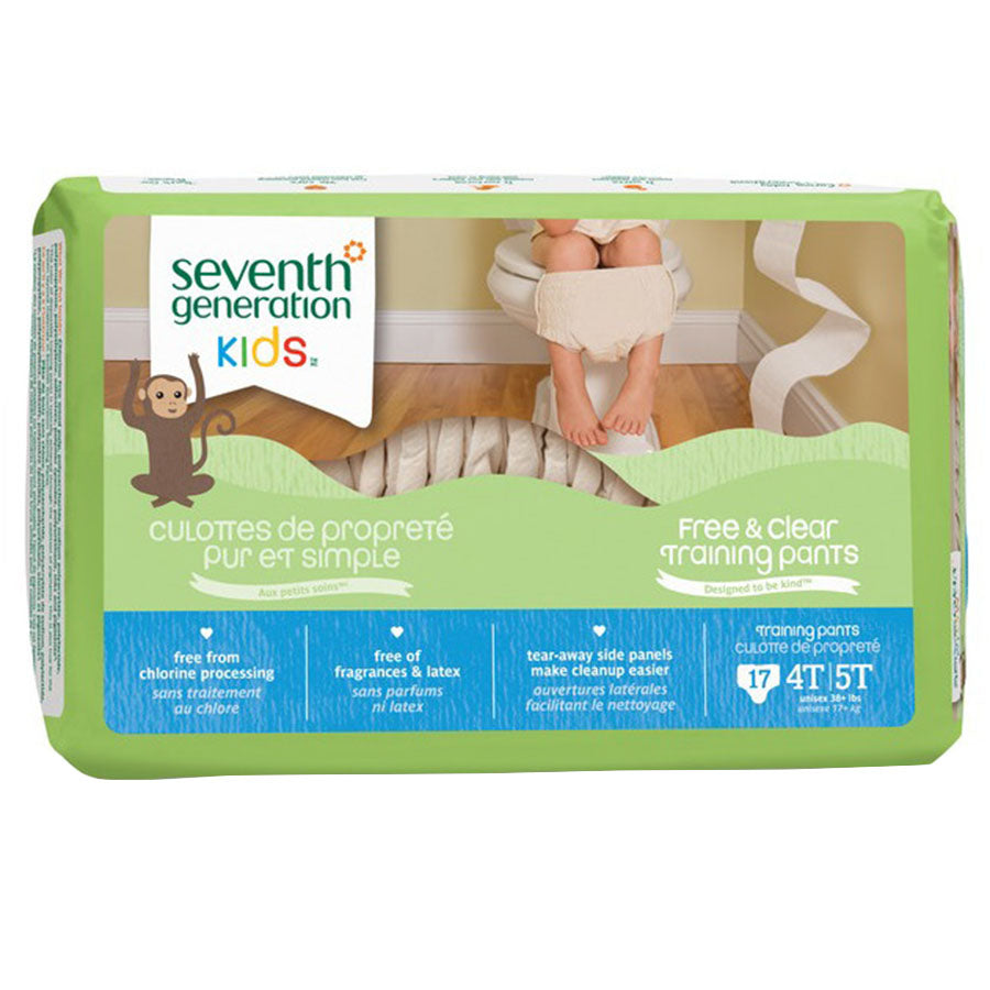 Seventh Generation Baby Care 4T-5T (38+ lbs.) 17 count Training Pants