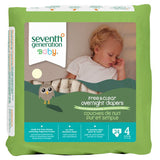 Seventh Generation Baby Care Overnight Stage 4 (22-37 lbs.) 24 count Diapers