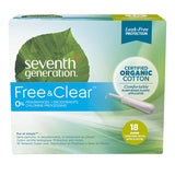 Seventh Generation Feminine Care Super 18 count Certified Organic Cotton Chlorine Free with Applicator Tampons