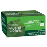 Seventh Generation Trash Bags Drawstring Kitchen Bags 13 gallon 20 count