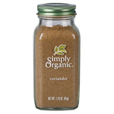Simply Organic Coriander Seed Ground ORGANIC 2.29 oz. Bottle