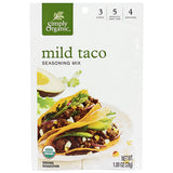 Simply Organic Mild Taco Seasoning Mix, ORGANIC