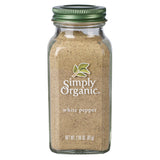 Simply Organic Pepper, White ORGANIC 2.86 oz. Bottle