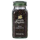 Simply Organic Peppercorns, Black Whole ORGANIC 2.65 oz. Bottle