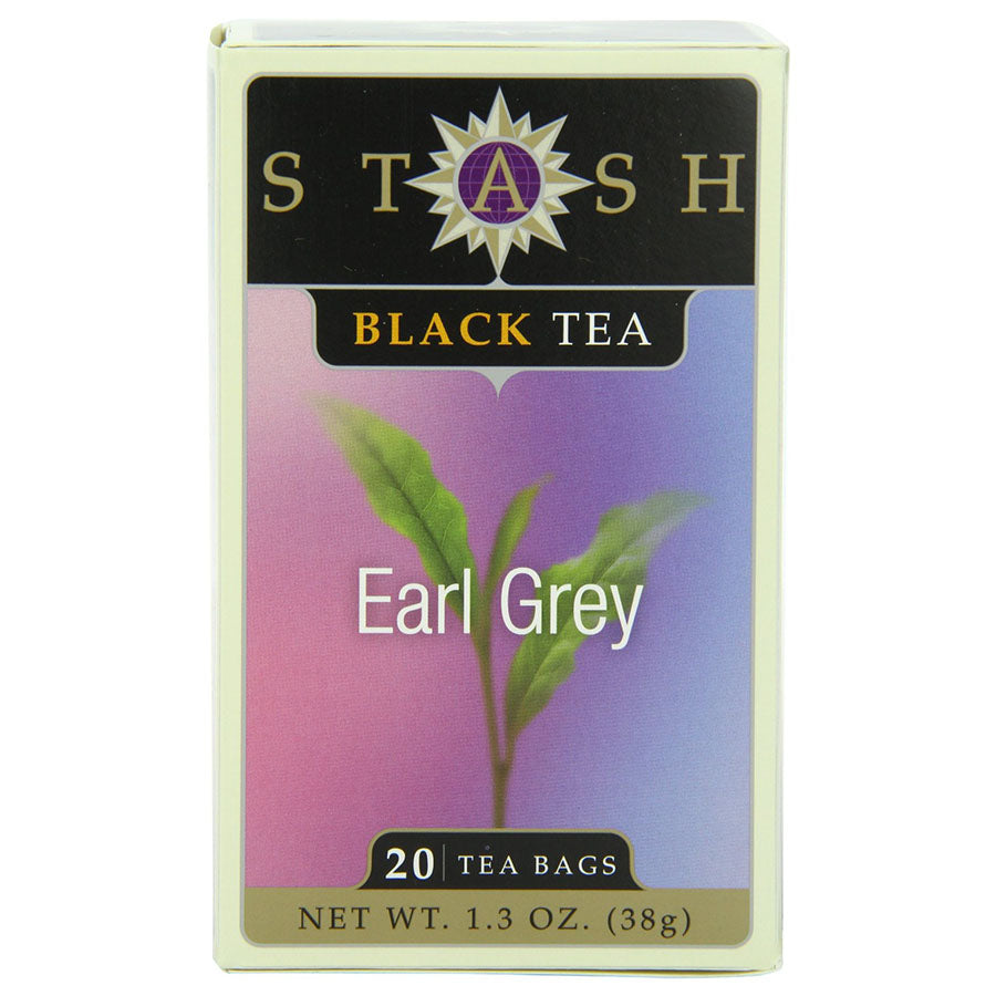 Stash Tea Black Teas Earl Grey 20 tea bags unless noted