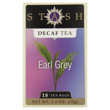 Stash Tea Decaffeinated Tea Blends Earl Grey 18 foil tea bags