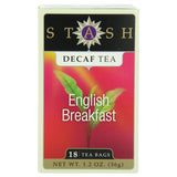 Stash Tea Decaffeinated Tea Blends English Breakfast 18 foil tea bags